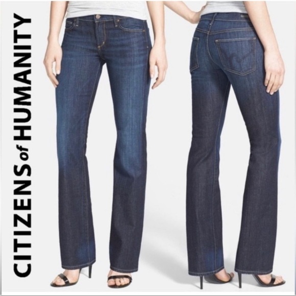 Citizens of Humanity Dita Petite Bootcut Dark Wash Jean - Size 27 - Picture 2 of 15